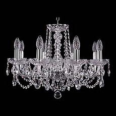 Подвесная люстра bohemia ivele crystal 1402 1402-8-195-ni